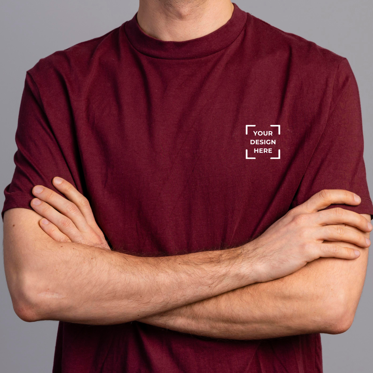 Custom Branded 180 GSM Round Neck T-Shirt - Image 1