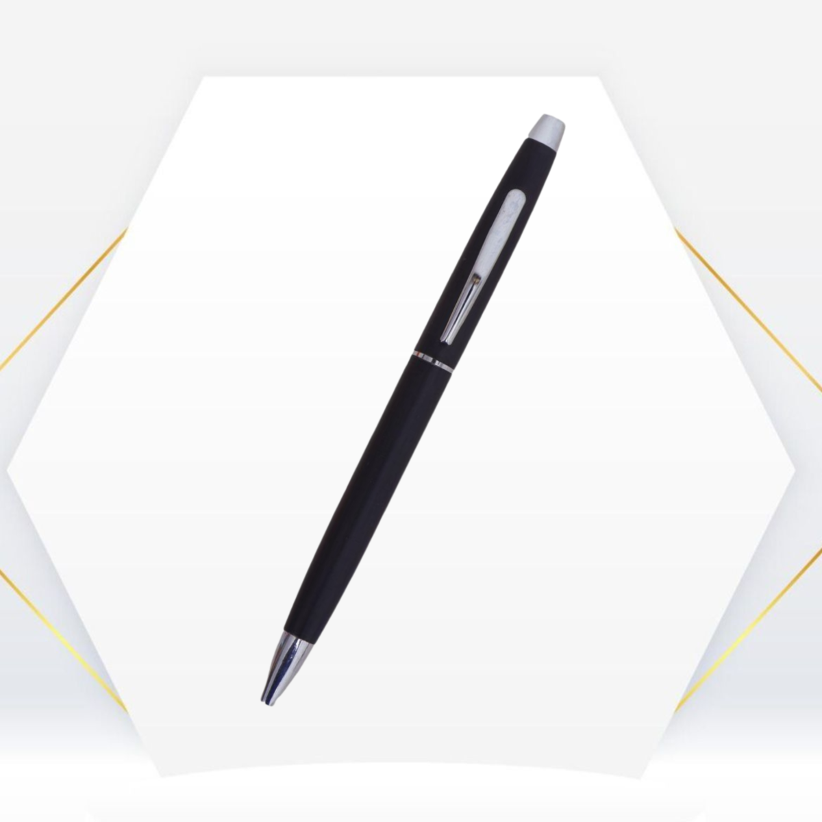 Custom Branded Classic Cross Metal Ballpoint Pen - Image 1