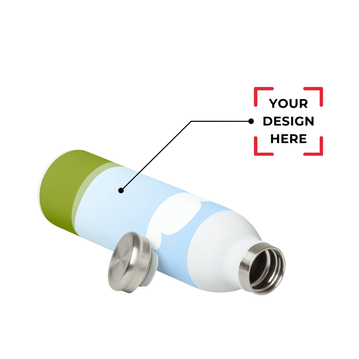 Custom Stainless Steel Water Bottle - Image 3