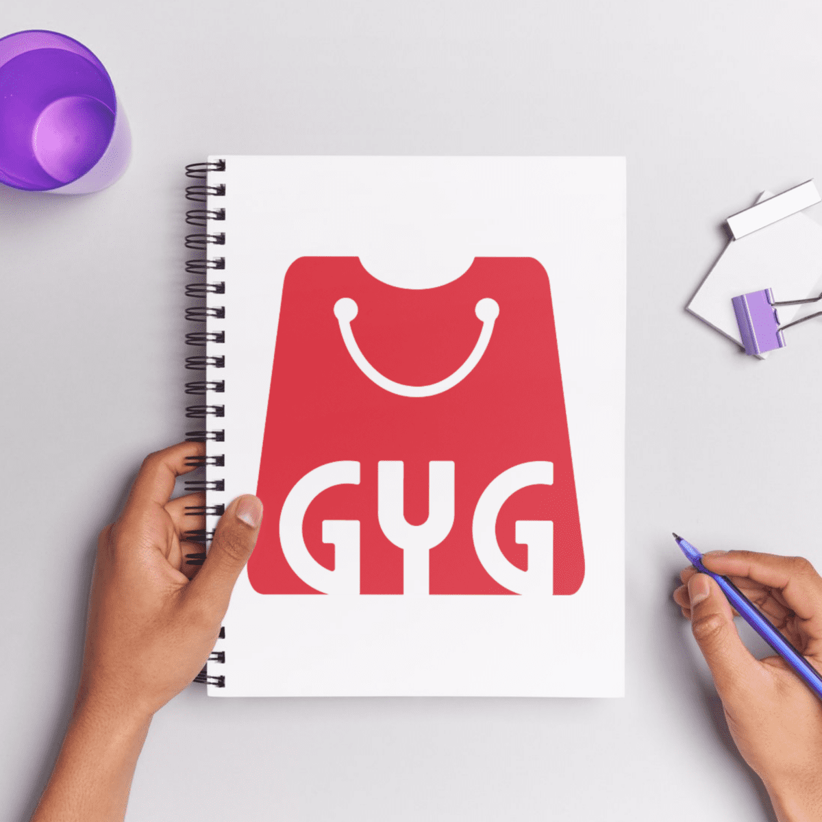 4 Book Custom Branded Spiral Diary - Image 1