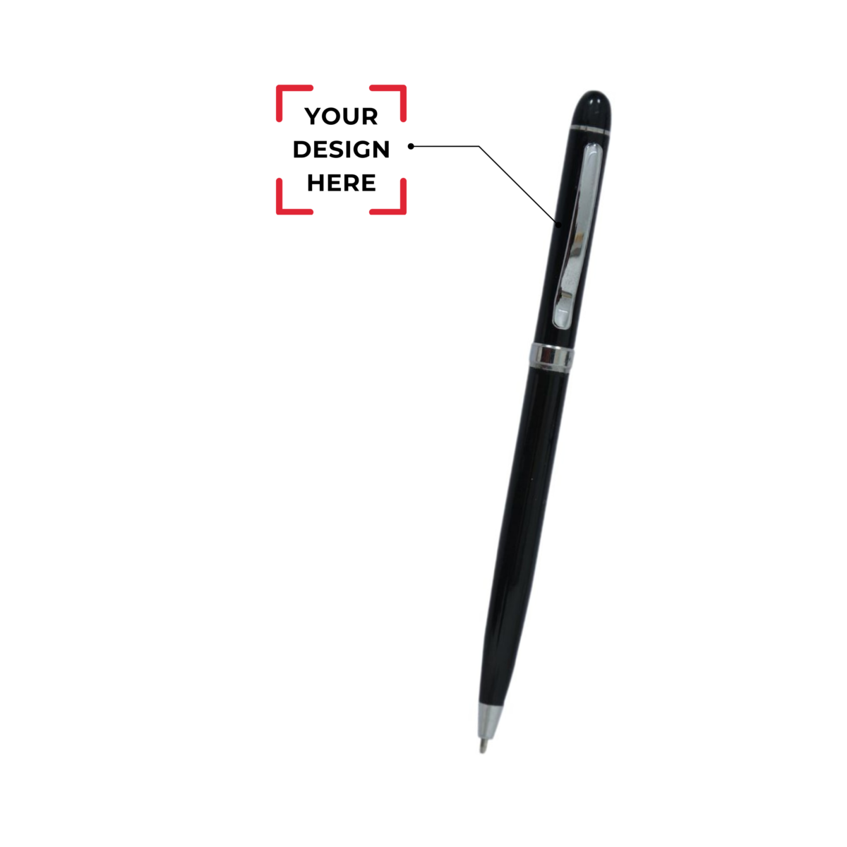 Custom Branded Bobby Metal Ballpoint Pen - Image 2